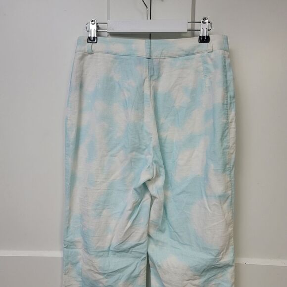 Cynthia Rowley James Tie-Dye Flare Pants In Sky, 0 - Picture 6 of 7